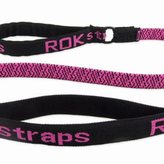 ROK straps elastiskt hundkoppel rosa