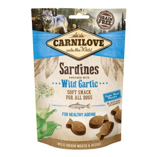 Mjukt hundgodis från CarniLove - Sardines med wild garlic