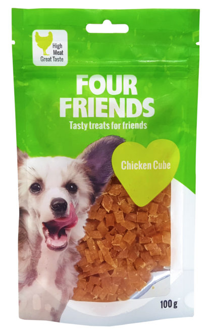 Four Friends chicken cube belöningsgodis