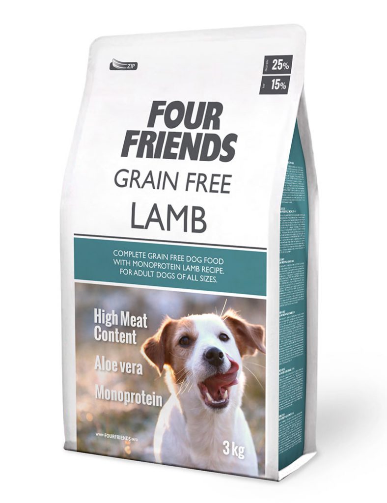 Curated visual reference: Gallery Detail: Fourfriends Lamb Grain Free